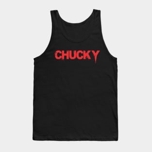 chucky red blood Tank Top